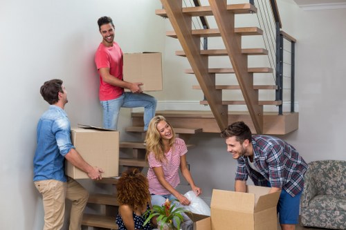 Local removals team preparing a move in Norbiton