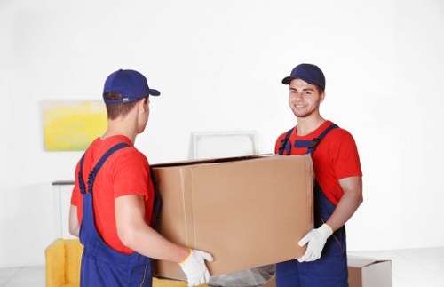 Removal team helping with a home move in Norbiton