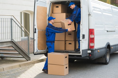 Moving-day preparation in a Norbiton flat or house