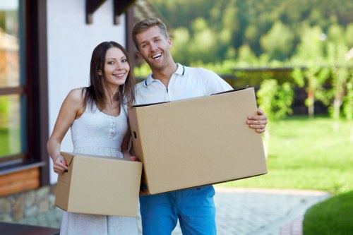 Commercial moving van support for Norbiton offices and shops